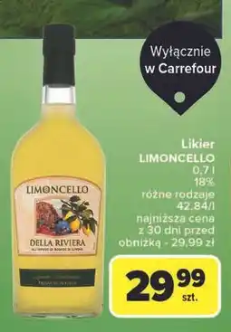 Carrefour Likier Limoncello Della Riviera oferta