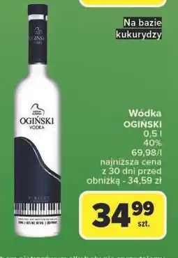 Carrefour Wódka Ogiński Vodka oferta