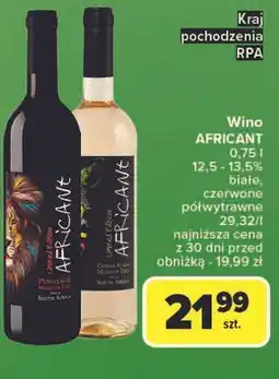 Carrefour Wino Africant Medium Dry oferta