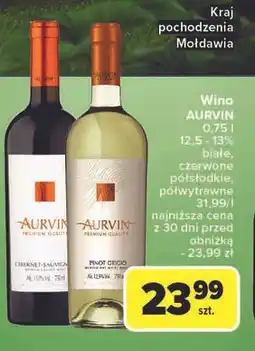 Carrefour Wino Aurvin Pinot Grigio oferta