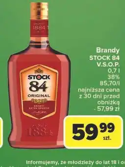 Carrefour Brandy Stock 84 oferta