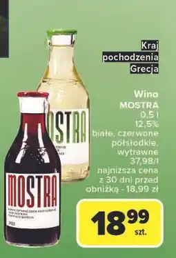 Carrefour Wino półsłodkie Mostra oferta