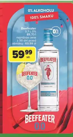 Carrefour Gin bezalkoholowy Beefeater oferta