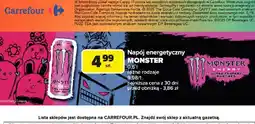 Carrefour Napój Monster Energy Ultra Fantasy Ruby Red oferta