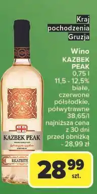 Carrefour Wino Kazbek Peak Rkatsiteli oferta