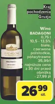 Carrefour Wino Badagoni Pirosmani oferta
