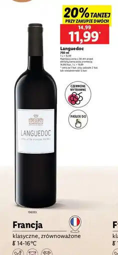 Lidl Wino Languedoc oferta