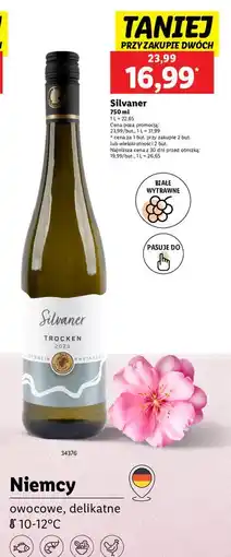 Lidl Wino Silvaner Trocken oferta