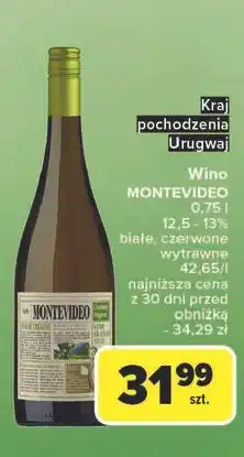 Carrefour Wino Montevideo Dry oferta