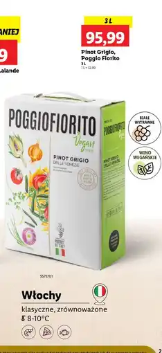 Lidl Wino Poggiofiorito Pinot Grigio oferta
