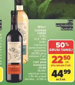 Carrefour Wino Cudgee Creek Chardonnay oferta