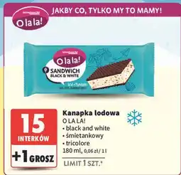 Intermarche Kanapka lodowa tricolore O La La! oferta