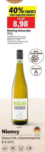 Lidl Wino Riesling Scheurebe oferta