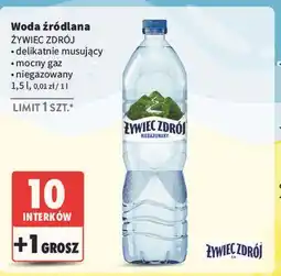 Intermarche Woda delikatnie musująca Żywiec Zdrój oferta
