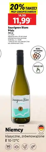 Lidl Wino Sauvignon Blanc Trocken oferta