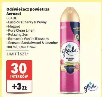 Intermarche Odświeżacz powietrza sensual sandalwood & jasmine Glade By Brise oferta