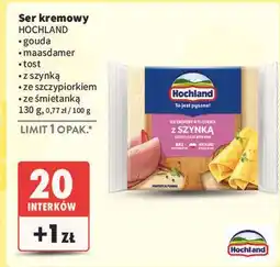 Intermarche Ser topiony ze śmietanką Hochland oferta