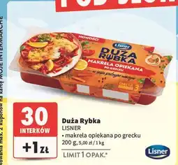 Intermarche Makrela opiekana w sosie greckim Lisner Duża Rybka oferta