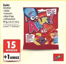 Intermarche Żelki zdrowocki Akuku! oferta