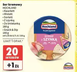 Intermarche Ser topiony snack & dip Hochland oferta