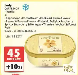 Intermarche Lody chocolate brownie Algida Carte D'or Les Desserts oferta