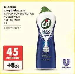 Intermarche Mleczko do czyszczenia spring fresh Cif Max Power 3 Action oferta