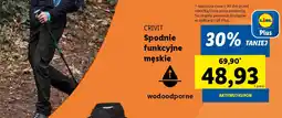 Lidl Spodnie funkcyjne męskie Crivit oferta