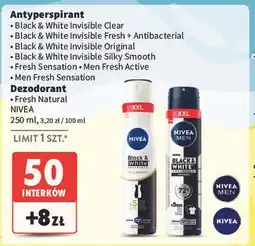 Intermarche Antyperspirant original Nivea Men Invisible Black & White oferta