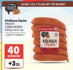 Intermarche Kiełbasa śląska Intermarche Prosto Z Wędliniarni oferta