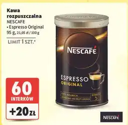 Intermarche Kawa Nescafe Gold Espresso Original oferta