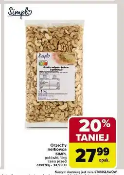 Carrefour Orzechy nerkowca połówki Simpl oferta