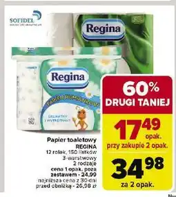 Carrefour Papier toaletowy aloe vera Regina oferta