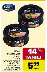 Carrefour Tuńczyk stek z kroplą oliwy oliwek Lisner oferta