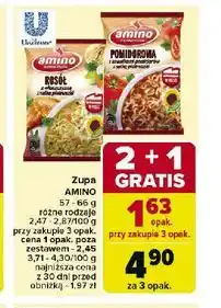 Carrefour Zupa pomidorowa z kawałkami pomidorów i natką pietruszki Amino oferta