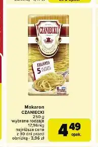 Carrefour Makaron 5-jajeczny krajanka Czaniecki oferta