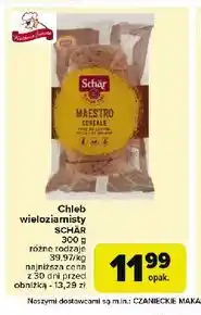 Carrefour Chleb maestro wieloziarnisty bezglutenowy Schar oferta