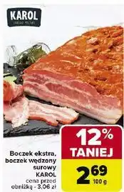 Carrefour Boczek extra wędzony Karol oferta