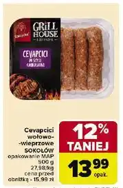 Carrefour Cevapcici w stylu kaukaskim Sokołów Grill House oferta