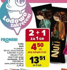 Carrefour Lód almond & java vanilla Nuii oferta