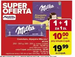 Carrefour Czekolada mleczna Milka Alpenmilch oferta
