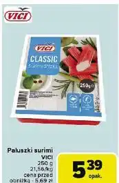 Carrefour Paluszki krabowe surimi Vici oferta