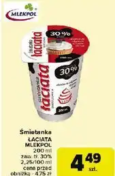 Carrefour Śmietana 30% Łaciata oferta