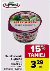 Carrefour Serek wiejski bez laktozy Piątnica Wiejski oferta