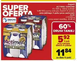 Carrefour Jogurt brzoskwinia i marakuja Danone Actimel oferta