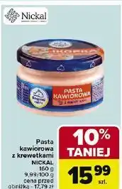 Carrefour Pasta kawiorowa z krewetkami Wodny Mir oferta