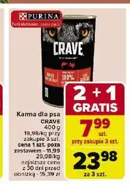 Carrefour Karma dla psa jagnięcina i wołowina Crave oferta