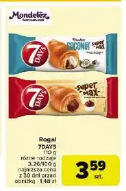 Carrefour Rogal z nadzieniem kakaowo-kokosowym 7 Days Double Max oferta