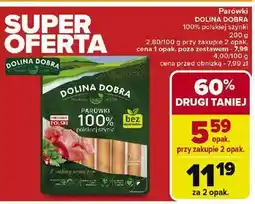Carrefour Parówki 100 % z szynki Dolina Dobra oferta