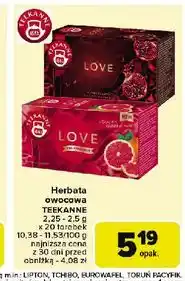 Carrefour Herbata pink grapefruit Teekanne Love oferta