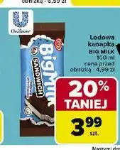 Carrefour Kanapka lodowa Algida Big Milk oferta